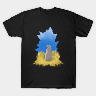 Cat, wheat and blue sky T-Shirt